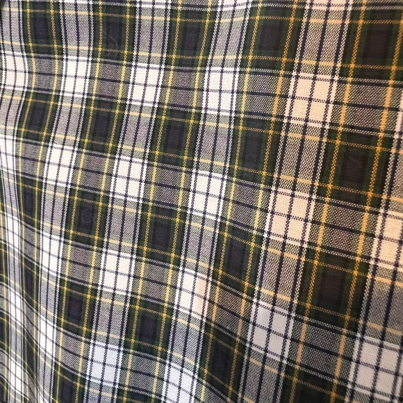 Eddie Bauer Mens Button Down Collared Plaid Shirt Wrinkle Free Relaxed Fit Large - Picture 3 of 13